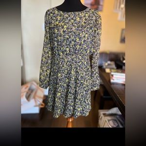 Vintage Retro Pleated Dress